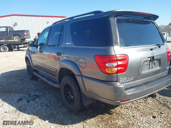 2004 Toyota Sequoia Limited with VIN 5TDZT38A84S214590, listed as a IAAI auction lot 41432564 with 292,899 mi miles. Bid and sale history available at carsss.com. Image 3.