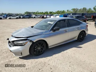 2025 Honda Civic Sedan Sport with VIN 2HGFE2F50SH554911, listed as a Copart auction lot 52192785 with 44 mi miles and Salvage Title. Bid and sale history available at carsss.com. Image 1.