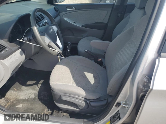 2012 Hyundai Accent GLS z VIN KMHCT4AEXCU081121, wystawiony jako Copart lot #54296235 z przebiegiem 168 986 mil mil oraz Szkoda całkowita • Salvage title. Historia ofert i sprzedaży dostępna na DreamBid. Obrazek 7.