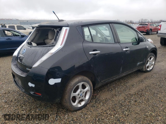 2011 Nissan LEAF SL-e with VIN JN1AZ0CP1BT004792, listed as a Copart auction lot 85678014 with 0 mi miles and Clean Title. Bid and sale history available at carsss.com. Image 3.