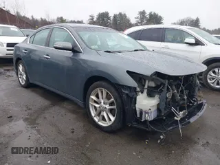 2010 Nissan Maxima 3.5 SV with VIN 1N4AA5AP2AC838174, listed as a IAAI auction lot 41853634 with Not Provided miles. Bid and sale history available at carsss.com. Image 1.