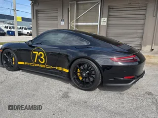 2019 Porsche 911 GT3 with VIN WP0AC2A97KS149212, listed as a Copart auction lot 46610435 with 2,806 mi miles and Salvage Title. Bid and sale history available at carsss.com. Image 3.