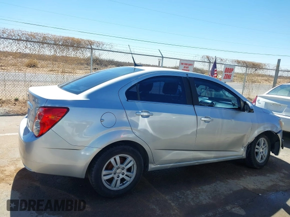 2014 Chevrolet Sonic LT with VIN 1G1JC5SH5E4178314, listed as a IAAI auction lot 41657818 with 139,959 mi miles and . Bid and sale history available at DreamBid. Image 14.