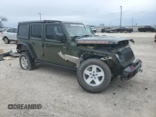2021 Jeep Wrangler Unlimited Rubicon with VIN 1C4JJXFM0MW520948, listed as a Copart auction lot 88413745 with 72,174 mi miles and Salvage Title. Bid and sale history available at carsss.com. Image 4.