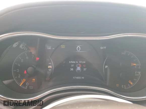 2019 Jeep Grand Cherokee Overland with VIN 1C4RJFCG4KC815786, listed as a Copart auction lot 49697865 with 171,655 mi miles and Salvage Title. Bid and sale history available at carsss.com. Image 9.