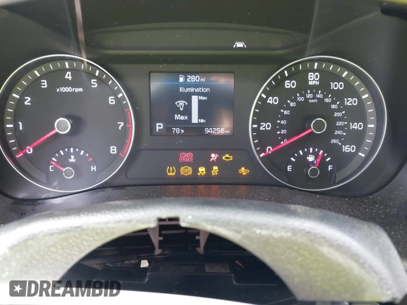 2019 Kia Forte LXS with VIN 3KPF24AD0KE008168, listed as a IAAI auction lot 41885551 with 94,256 mi miles and . Bid and sale history available at carsss.com. Image 7.