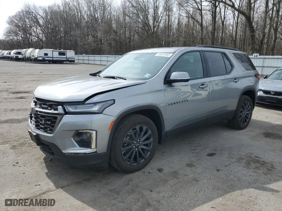 2023 Chevrolet Traverse RS with VIN 1GNEVJKW8PJ334240, listed as a Copart auction lot 49526565 with 11,836 mi miles and Salvage Title. Bid and sale history available at carsss.com. Image 1.