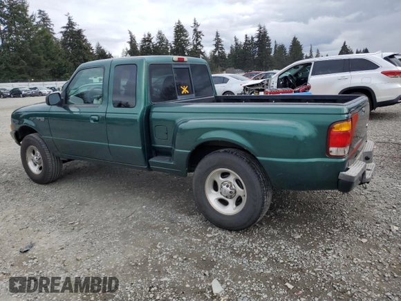 1999 Ford Ranger XL with VIN 1FTZR15V7XPB10634, listed as a Copart auction lot 49344085 with 200,995 mi miles and Salvage Title. Bid and sale history available at carsss.com. Image 2.