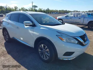 2016 Nissan Murano S with VIN 5N1AZ2MG9GN139159, listed as a IAAI auction lot 41854436 with 134,766 mi miles. Bid and sale history available at carsss.com. Image 1.