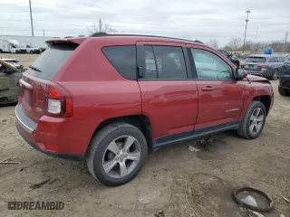 2017 Jeep Compass High Altitude with VIN 1C4NJCEB3HD189455, listed as a Copart auction lot 87805315 with 78,683 mi miles and Clean Title. Bid and sale history available at carsss.com. Image 3.
