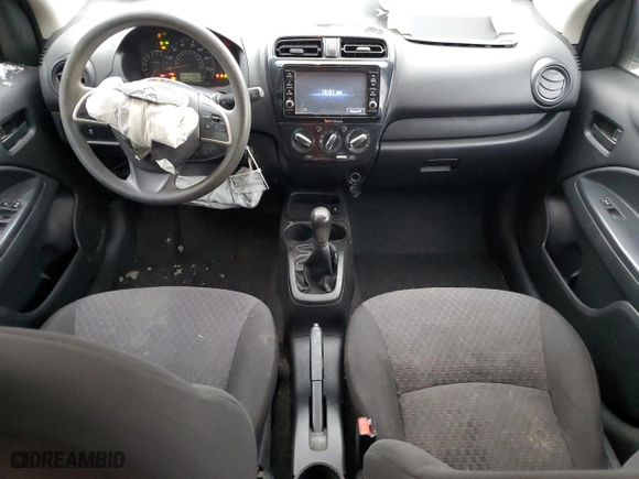 2019 Mitsubishi Mirage ES with VIN ML32A3HJ3KH011456, listed as a Copart auction lot 88900735 with 61,181 mi miles and Non Repairable. Bid and sale history available at carsss.com. Image 8.