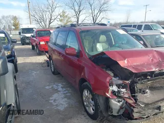 2008 Kia Sedona LX with VIN KNDMB233186264043, listed as a IAAI auction lot 41462661 with 183,763 mi miles. Bid and sale history available at carsss.com. Image 14.
