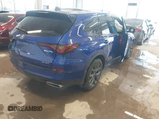2022 Acura MDX w/A-Spec Package with VIN 5J8YE1H02NL030011, listed as a IAAI auction lot 41240222 with 1 mi miles. Bid and sale history available at carsss.com. Image 4.