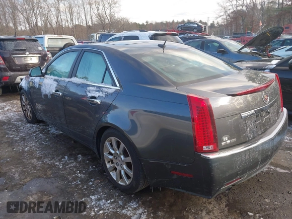 2008 Cadillac CTS AWD w/1SB with VIN 1G6DT57V080178898, listed as a IAAI auction lot 41032712 with 1 mi miles. Bid and sale history available at carsss.com. Image 3.