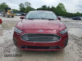 2019 Ford Fusion SE with VIN 3FA6P0HD3KR228841, listed as a Copart auction lot 53509655 with 111,984 mi miles and Salvage Title. Bid and sale history available at DreamBid. Image 5.