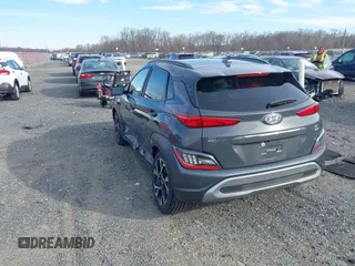 2023 Hyundai Kona Limited with VIN KM8K5CA38PU052253, listed as a IAAI auction lot 41604838 with 18,164 mi miles. Bid and sale history available at carsss.com. Image 3.