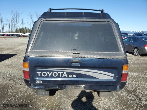 1993 Toyota 4WD Pickups SR5 with VIN JT4VN13G0P5124241, listed as a Copart auction lot 44253055 with 254494 miles and Salvage Title. Bid and sale history available at carsss.com. Image 6.