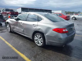 2011 Infiniti M37 with VIN JN1BY1AR7BM375807, listed as a IAAI auction lot 41716432 with 167,343 mi miles. Bid and sale history available at carsss.com. Image 3.