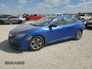 2017 Honda Civic LX with VIN 19XFC2F50HE229037, listed as a Copart auction lot 49122595 with 160,756 mi miles and Salvage Title. Bid and sale history available at DreamBid. Image 1.