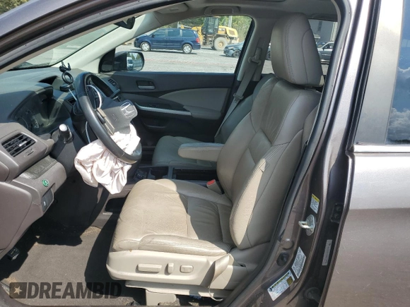 2012 Honda CR-V EX-L z VIN 5J6RM4H76CL062343, wystawiony jako Copart lot #43614745 z przebiegiem Nie podano mil oraz Szkoda całkowita • Salvage title. Historia ofert i sprzedaży dostępna na DreamBid. Obrazek 7.
