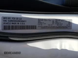 2021 Dodge Durango GT Plus z VIN 1C4RDHDG2MC636411, wystawiony jako Copart lot #41834465 z przebiegiem 74 412 mil mil oraz Szkoda całkowita • Salvage title. Historia ofert i sprzedaży dostępna na DreamBid. Obrazek 15.