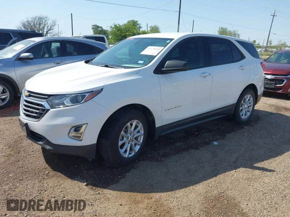2019 Chevrolet Equinox LS z VIN 3GNAXHEV1KS673532, wystawiony jako IAAI lot #41979930 z przebiegiem 56 978 mil mil oraz . Historia ofert i sprzedaży dostępna na DreamBid. Obrazek 2.