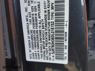 2013 Acura RDX with VIN 5J8TB3H38DL016153, listed as a Copart auction lot 50892005 with 127,391 mi miles and Salvage Title. Bid and sale history available at carsss.com. Image 15.