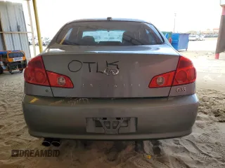 2005 Infiniti G35 z VIN JNKCV51E85M203254, wystawiony jako Copart lot #48826565 z przebiegiem 217 479 mil mil oraz Szkoda całkowita • Salvage title. Historia ofert i sprzedaży dostępna na DreamBid. Obrazek 6.
