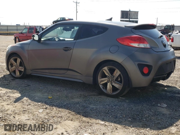 2015 Hyundai Veloster Turbo with VIN KMHTC6AE4FU221955, listed as a Copart auction lot 68837093 with 103,482 mi miles. Bid and sale history available at carsss.com. Image 2.