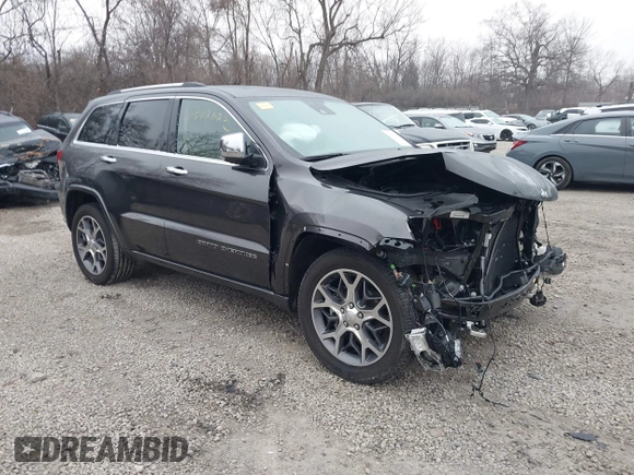 2019 Jeep Grand Cherokee Overland with VIN 1C4RJFCG6KC845761, listed as a IAAI auction lot 41542623 with 11,558 mi miles. Bid and sale history available at carsss.com. Image 1.