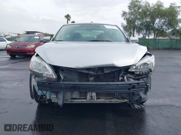 2014 Nissan Sentra S with VIN 3N1AB7AP5EL680770, listed as a IAAI auction lot 42196592 with 88,599 mi miles and . Bid and sale history available at DreamBid. Image 6.