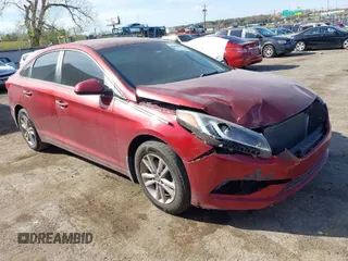 2016 Hyundai Sonata SE with VIN 5NPE24AF1GH414430, listed as a IAAI auction lot 41810672 with 137,187 mi miles and . Bid and sale history available at carsss.com. Image 1.