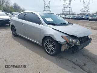 2010 Scion tC with VIN JTKDE3B77A0303432, listed as a IAAI auction lot 41962586 with 1 mi miles. Bid and sale history available at carsss.com. Image 1.