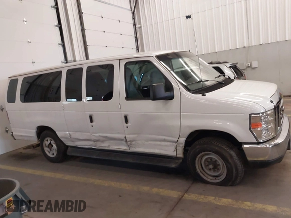 2008 Ford Econoline Passenger XL with VIN 1FDSS31L38DA89091, listed as a IAAI auction lot 41376194 with 136,554 mi miles and . Bid and sale history available at DreamBid. Image 13.