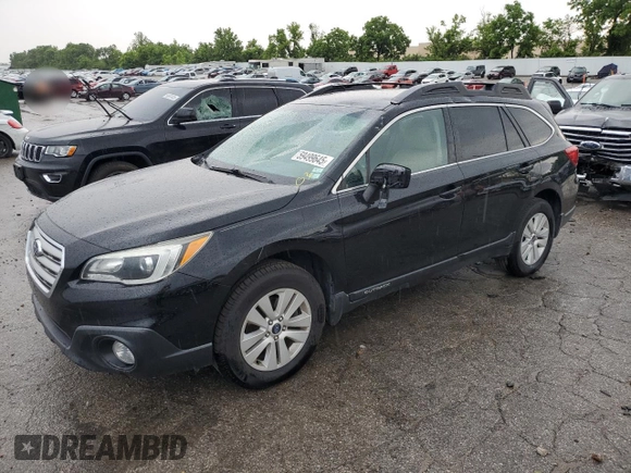 2015 Subaru Outback Premium with VIN 4S4BSBFC8F3311730, listed as a Copart auction lot 59499645 with 127,666 mi miles and Salvage title. Bid and sale history available at DreamBid. Image 1.