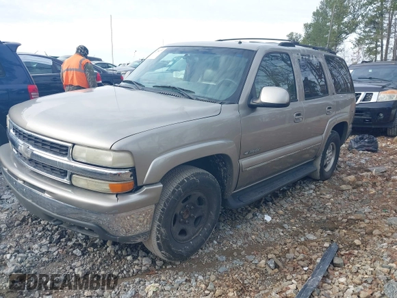 2002 Chevrolet Tahoe LS z VIN 1GNEC13Z22R197594, wystawiony jako IAAI lot #41475477 z przebiegiem 384 968 mil mil oraz . Historia ofert i sprzedaży dostępna na DreamBid. Obrazek 2.