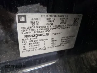 2016 GMC Yukon XL SLT with VIN 1GKS2GKC0GR223832, listed as a Copart auction lot 52250135 with 271,526 mi miles and Salvage Title. Bid and sale history available at carsss.com. Image 13.