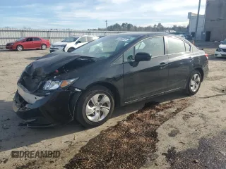 2015 Honda Civic Sedan LX with VIN 19XFB2F55FE259442, listed as a Copart auction lot 43246975 with 87,205 mi miles and Salvage Title. Bid and sale history available at carsss.com. Image 1.