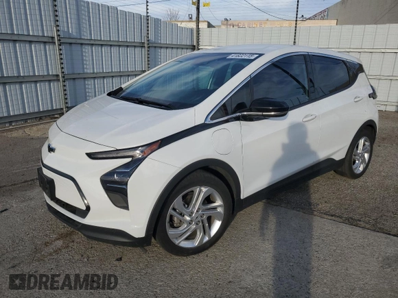 2022 Chevrolet Bolt EV 1LT with VIN 1G1FW6S0XN4116579, listed as a Copart auction lot 41822115 with 42,549 mi miles and Salvage title. Bid and sale history available at DreamBid. Image 1.