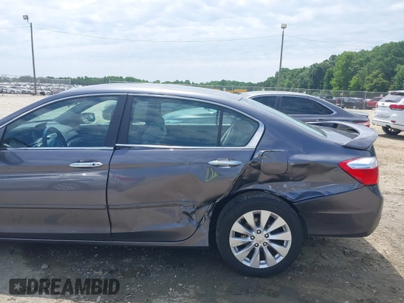 2013 Honda Accord EX z VIN 1HGCR2F79DA029761, wystawiony jako IAAI lot #42345850 z przebiegiem 169 562 mil mil oraz . Historia ofert i sprzedaży dostępna na DreamBid. Obrazek 6.