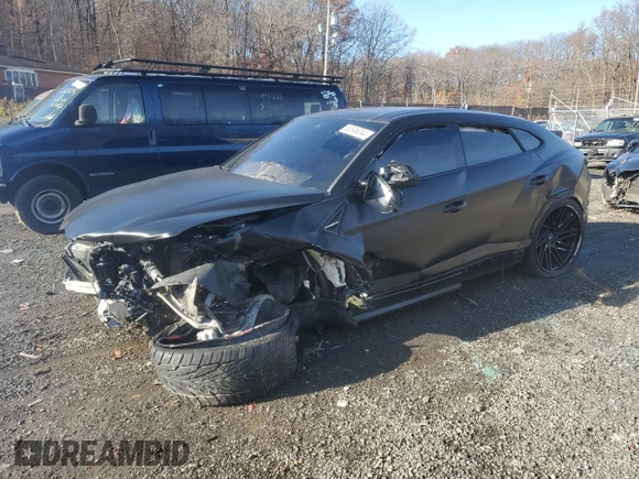 2020 Lamborghini Urus z VIN ZPBUA1ZL9LLA06747, wystawiony jako Copart lot #80846244 z przebiegiem 5135 mil mil oraz Szkody całkowita. Historia ofert i sprzedaży dostępna na DreamBid. Obrazek 1.