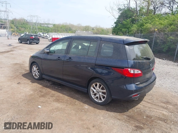 2014 Mazda 5 Grand Touring z VIN JM1CW2DL9E0171350, wystawiony jako IAAI lot #42113779 z przebiegiem 90 120 mil mil oraz . Historia ofert i sprzedaży dostępna na DreamBid. Obrazek 3.