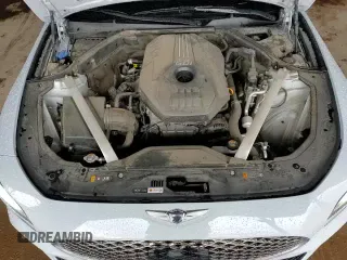 2022 Genesis G70 2.0T with VIN KMTG34TA7NU101491, listed as a Copart auction lot 48060495 with 34,755 mi miles and Salvage title. Bid and sale history available at DreamBid. Image 13.
