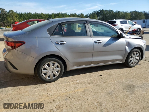 2023 Kia Rio LX with VIN 3KPA24AD6PE572943, listed as a Copart auction lot 48073475 with 34,677 mi miles and Salvage Title. Bid and sale history available at DreamBid. Image 3.