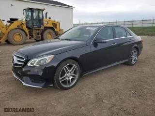 2015 Mercedes-Benz E-Class E 400 with VIN WDDHF6HBXFB082946, listed as a Copart auction lot 54547945 with 213,423 mi miles and Clean Title. Bid and sale history available at carsss.com. Image 1.