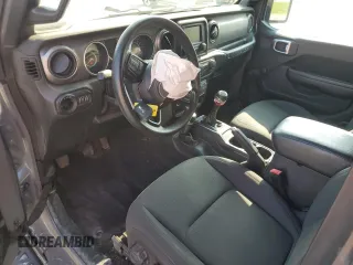 2020 Jeep Wrangler Sport with VIN 1C4GJXAG4LW189950, listed as a Copart auction lot 59385455 with 125,848 mi miles and Salvage title. Bid and sale history available at DreamBid. Image 8.