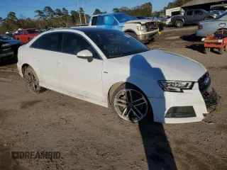 2017 Audi A3 Sedan Premium Plus with VIN WAUGUGFF0H1043635, listed as a Copart auction lot 42499675 with 117,886 mi miles and Salvage Title. Bid and sale history available at carsss.com. Image 4.