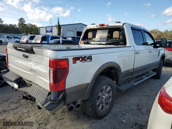 2022 Ford Super Duty F-250 SRW XL with VIN 1FT8W2BT4NED37916, listed as a Copart auction lot 45683425 with 73,705 mi miles and Salvage Title. Bid and sale history available at carsss.com. Image 3.