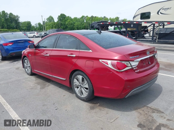 2013 Hyundai Sonata with VIN KMHEC4A49DA068685, listed as a IAAI auction lot 42211683 with 123,769 mi miles and . Bid and sale history available at carsss.com. Image 3.