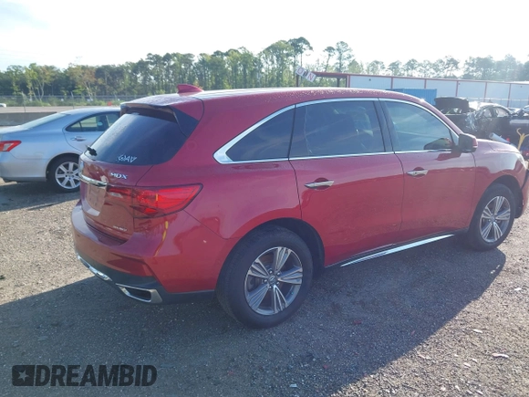 2020 Acura MDX with VIN 5J8YD4H33LL033270, listed as a IAAI auction lot 42542829 with 58,626 mi miles and . Bid and sale history available at DreamBid. Image 4.